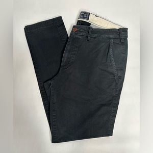 Abercrombie & Fitch Felix Super Slim Stretch  Black Men's Pants Size 31/30